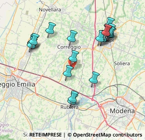 Mappa Via Boccaccio, 42018 San Martino in Rio RE, Italia (8.118)