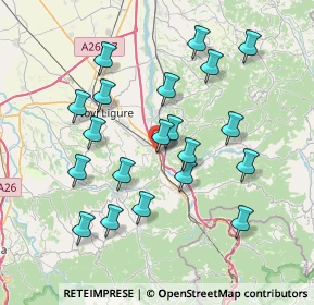 Mappa Via Antonio Gramsci, 15069 Serravalle Scrivia AL, Italia (7.4255)