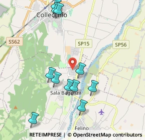 Mappa Strada Cavalli, 43038 Sala Baganza PR, Italia (2.13636)