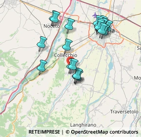 Mappa Strada Cavalli, 43038 Sala Baganza PR, Italia (7.4675)