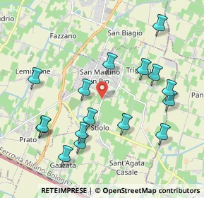 Mappa Via Rubiera, 42018 San Martino In Rio RE, Italia (2.18563)