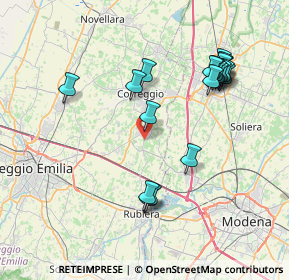 Mappa Via Rubiera, 42018 San Martino In Rio RE, Italia (8.143)