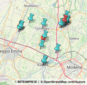 Mappa Via Rubiera, 42018 San Martino In Rio RE, Italia (8.158)