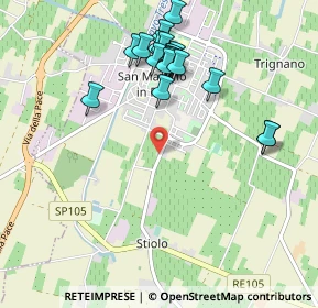 Mappa Via Rubiera, 42018 San Martino In Rio RE, Italia (1.0165)