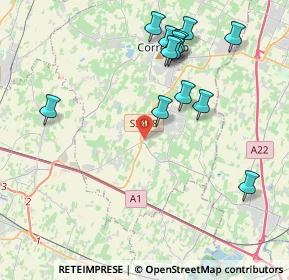 Mappa Via Provinciale per Reggio, 42018 Correggio RE, Italia (4.39846)