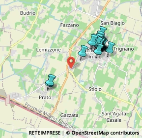 Mappa Via Provinciale per Reggio, 42018 Correggio RE, Italia (1.7005)