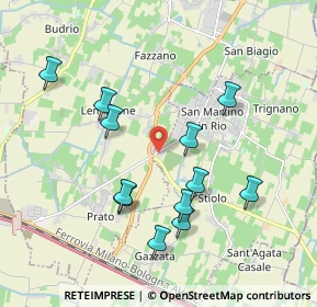 Mappa Via Provinciale per Reggio, 42018 Correggio RE, Italia (1.91333)