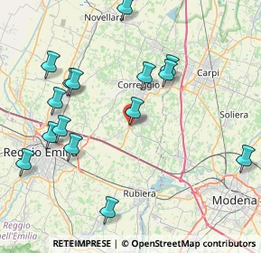 Mappa Via Provinciale per Reggio, 42018 Correggio RE, Italia (9.14133)