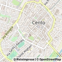 Hartă Cento