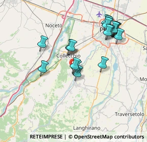 Mappa Via Achille Grandi, 43038 Sala Baganza PR, Italia (7.6065)