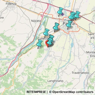 Mappa Via Achille Grandi, 43038 Sala Baganza PR, Italia (6.43)