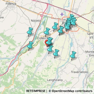 Mappa Via Achille Grandi, 43038 Sala Baganza PR, Italia (7.29368)