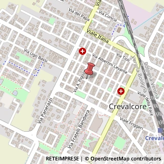 Mappa Via Benedetto Cairoli, 72, 40014 Crevalcore, Bologna (Emilia Romagna)