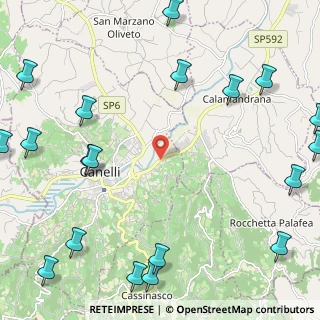 Mappa Via Cav. Ottavio Riccadonna, 14053 Canelli AT, Italia (3.481)