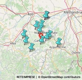 Mappa Via Cav. Ottavio Riccadonna, 14053 Canelli AT, Italia (9.91417)