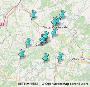 Mappa Via Cav. Ottavio Riccadonna, 14053 Canelli AT, Italia (5.58077)