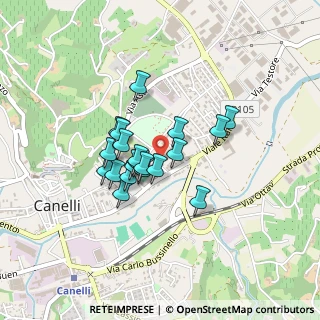 Mappa Via Eugenio Montale, 14053 Canelli AT, Italia (0.309)
