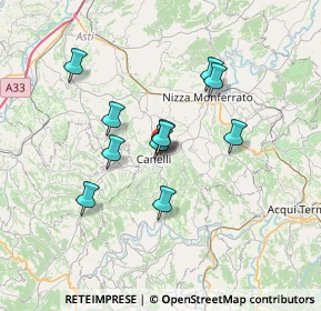 Mappa Via Aurelio Robino, 14053 Canelli AT, Italia (5.60273)