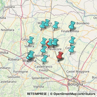 Mappa Via Don L. Milani, 41017 Ravarino MO, Italia (12.1645)