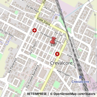 Mappa Via P. Vecchi,  21, 40014 Crevalcore, Bologna (Emilia Romagna)