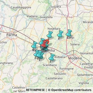 Mappa Via Errico Petrella, 42122 Reggio Emilia RE, Italia (8.57)