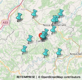 Mappa Via Castello, 14053 Canelli AT, Italia (6.33667)