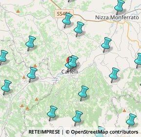 Mappa Via Castello, 14053 Canelli AT, Italia (5.8625)