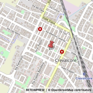 Mappa Via Sbaraglia Levante, 42, 40014 Crevalcore, Bologna (Emilia Romagna)