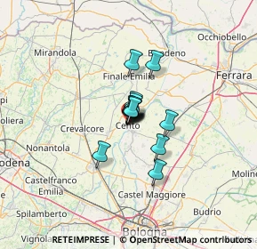 Mappa Via Aroldo Bonzagni, 44042 Cento FE, Italia (5.59714)