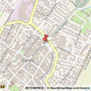 Mappa Corso del Guercino, 69, 44042 Cento, Ferrara (Emilia Romagna)