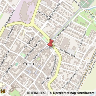 Mappa Via Aroldo Bonzagni, 6, 44042 Cento, Ferrara (Emilia Romagna)