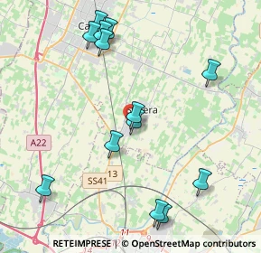 Mappa Via A. Toscanini, 41019 Soliera MO, Italia (4.58769)