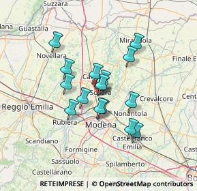 Mappa Via A. Toscanini, 41019 Soliera MO, Italia (10.00813)