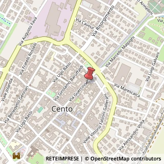 Mappa Corso del Guercino, 59/a, 44042 Cento, Ferrara (Emilia Romagna)