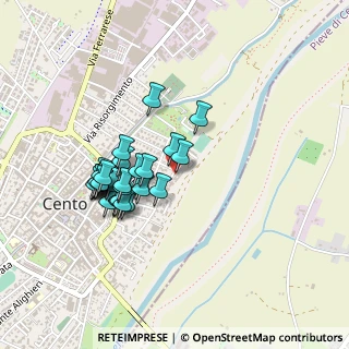 Mappa Via Antonio Pacinotti, 44042 Cento FE, Italia (0.39655)