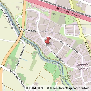 Mappa Via Pietro Colletta, 14, 42124 Reggio nell'Emilia, Reggio nell'Emilia (Emilia Romagna)
