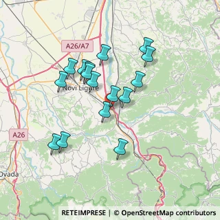 Mappa 15069 Serravalle Scrivia AL, Italia (6.50063)