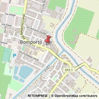 Mappa Via Vincenzo Bellini, 2, 41030 Bomporto, Modena (Emilia Romagna)
