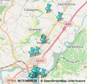 Mappa Via Vittorio Molino, 12050 Guarene CN, Italia (2.83)