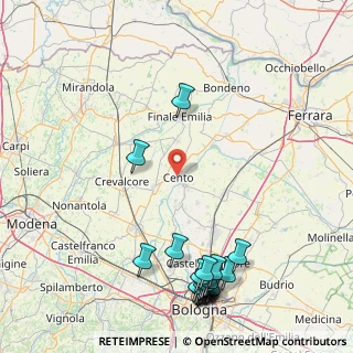Mappa Via Gennari, 44042 Cento FE, Italia (22.8865)