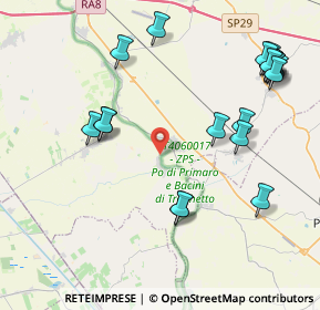 Mappa Via del Primaro, 44124 Marrara FE, Italia (4.952)