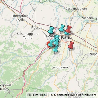 Mappa Via Monte Fuso, 43044 Collecchio PR, Italia (8.69091)