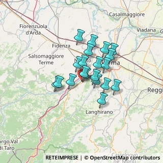 Mappa Via Monte Fuso, 43044 Collecchio PR, Italia (9.4635)