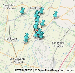 Mappa Viale Falzoni Gallerani, 44042 Cento FE, Italia (5.06867)