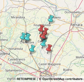 Mappa Viale Falzoni Gallerani, 44042 Cento FE, Italia (7.695)