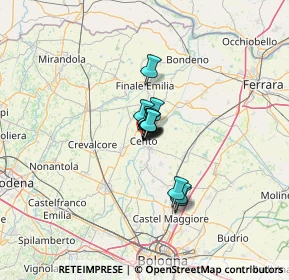 Mappa Viale Falzoni Gallerani, 44042 Cento FE, Italia (5.7025)