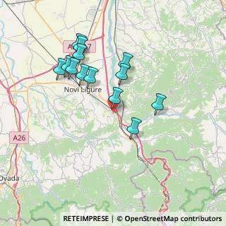 Mappa Serravalle Scrivia, 15069 Serravalle Scrivia AL, Italia (7.02538)