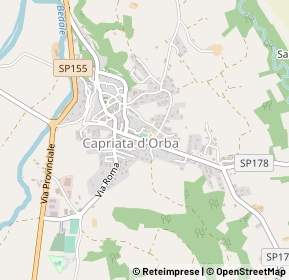 Mappa Strada provinciale 177, 15060 Capriata D Orba AL, Italia (0.25769)