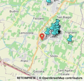 Mappa Via Vedegara, 42015 Correggio RE, Italia (1.709)