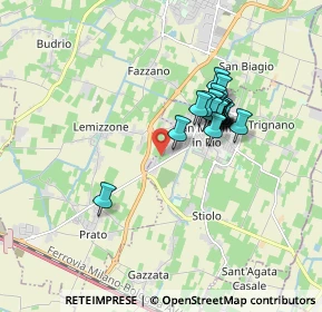 Mappa Via Vedegara, 42018 San Martino In Rio RE, Italia (1.388)